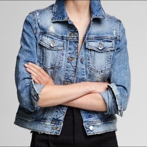 NWT Zara Cropped Denim Jacket